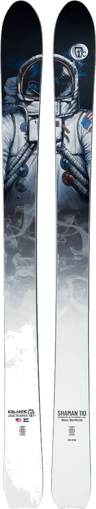 Icelantic Shaman 110 2026 top sheet, image © Icelantic