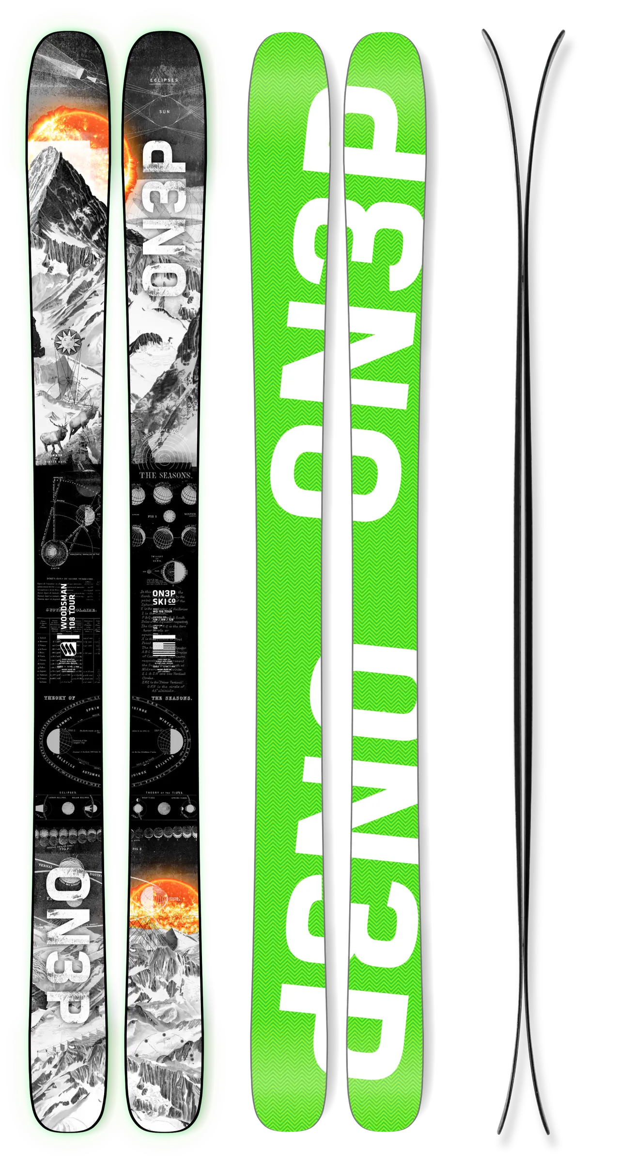 ON3P Woodsman 108 Tour 2027 top sheet, image © ON3P