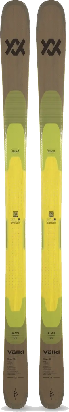Völkl Blaze 86 Olive 2025 top sheet, image © Völkl